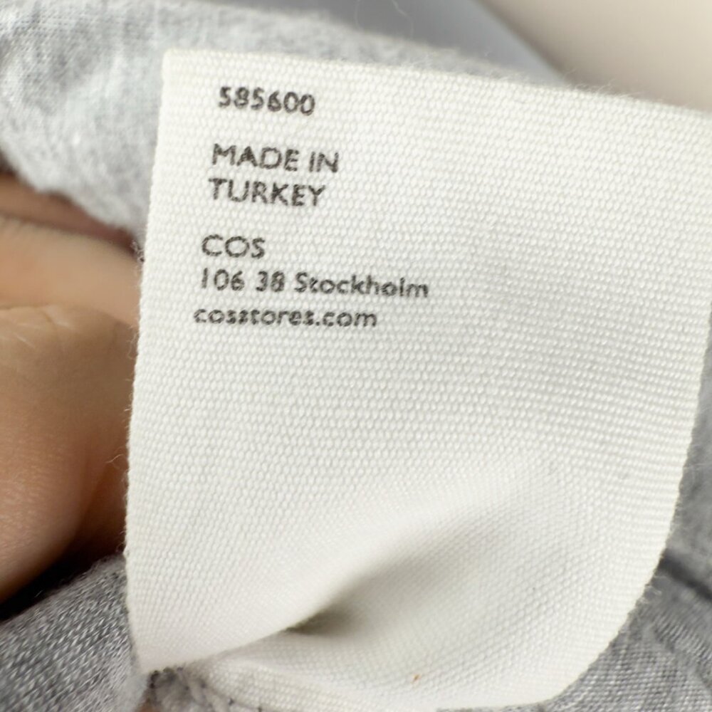 COS Dolly Semi-quilted Modal Sleeveless A Line Comfy Balloon Gray Dress  sz XS‎ - Picture 8 of 8